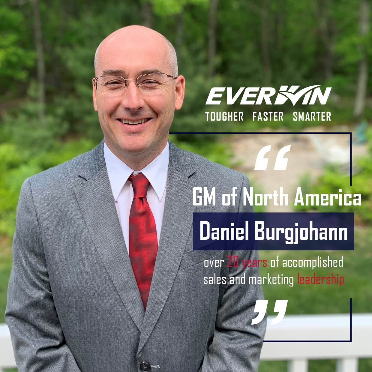 Daniel Burgjohann named General Manager of EVERWIN North America